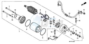 XL700V9 France - (F / CMF SPC) drawing STARTING MOTOR