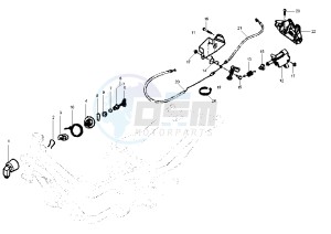 X9 EVOLUTION 125 drawing Locks