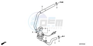 FJS400D9 F / CMF 2F drawing AIR INJECTION VALVE