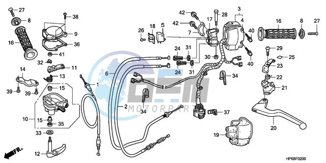 HANDLE LEVER/SWITCH/CABLE