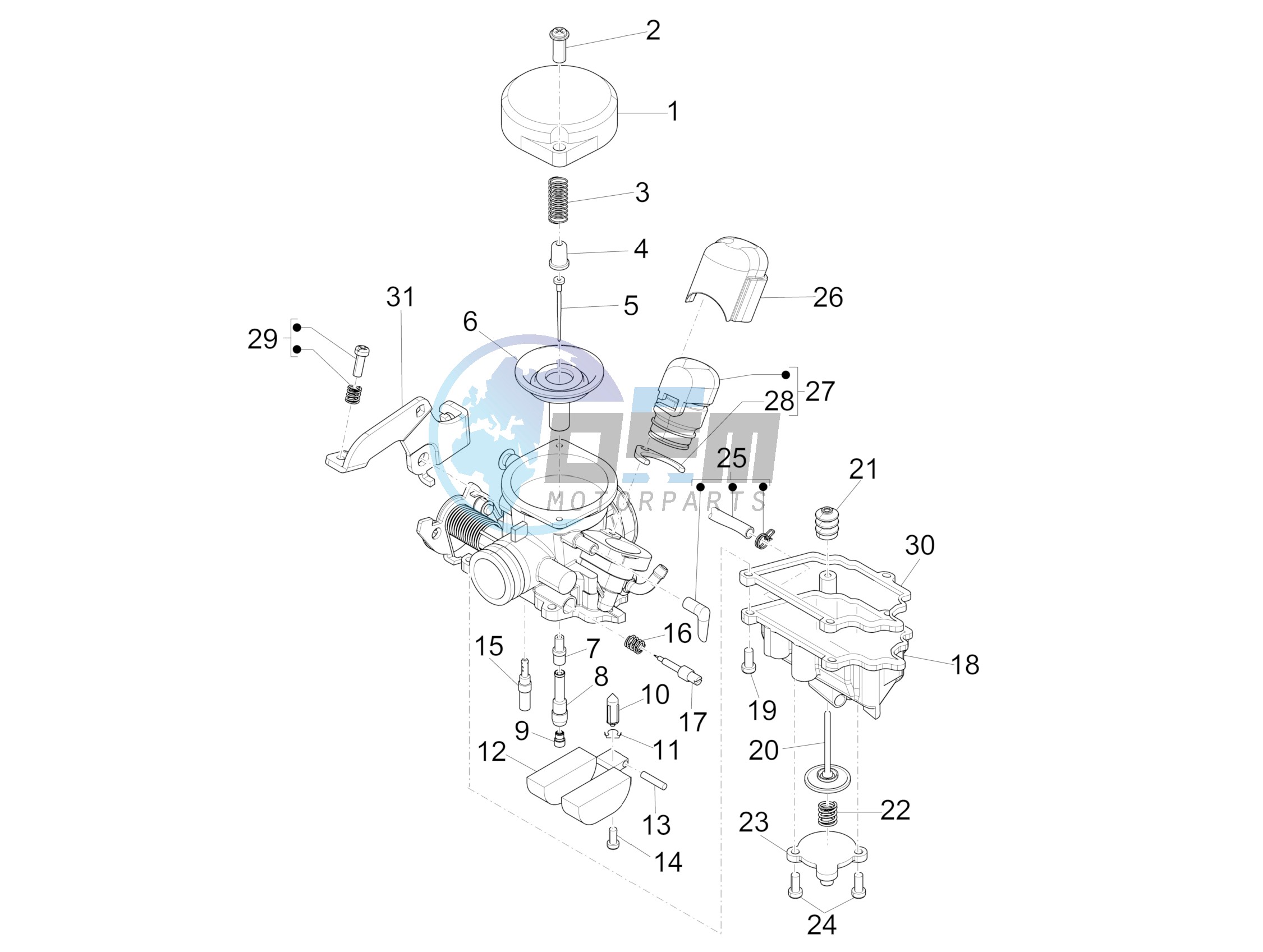 Carburetor's components