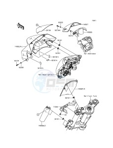 ER-6N ER650EDS XX (EU ME A(FRICA) drawing Cowling