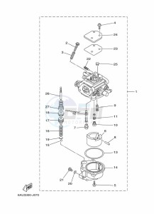 FT9-9GMHL drawing CARBURETOR