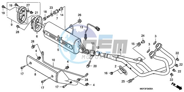 EXHAUST MUFFLER