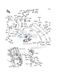 1400GTR_ABS ZG1400CCF FR GB XX (EU ME A(FRICA) drawing Brake Piping