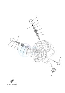 YFM700FWBD YFM70KPSH KODIAK 700 EPS SPECIAL EDITION (B329) drawing VALVE