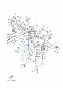 F115AETX drawing FRONT-FAIRING-BRACKET