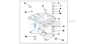 VFR1200FC drawing KIT CARRIER BRKT