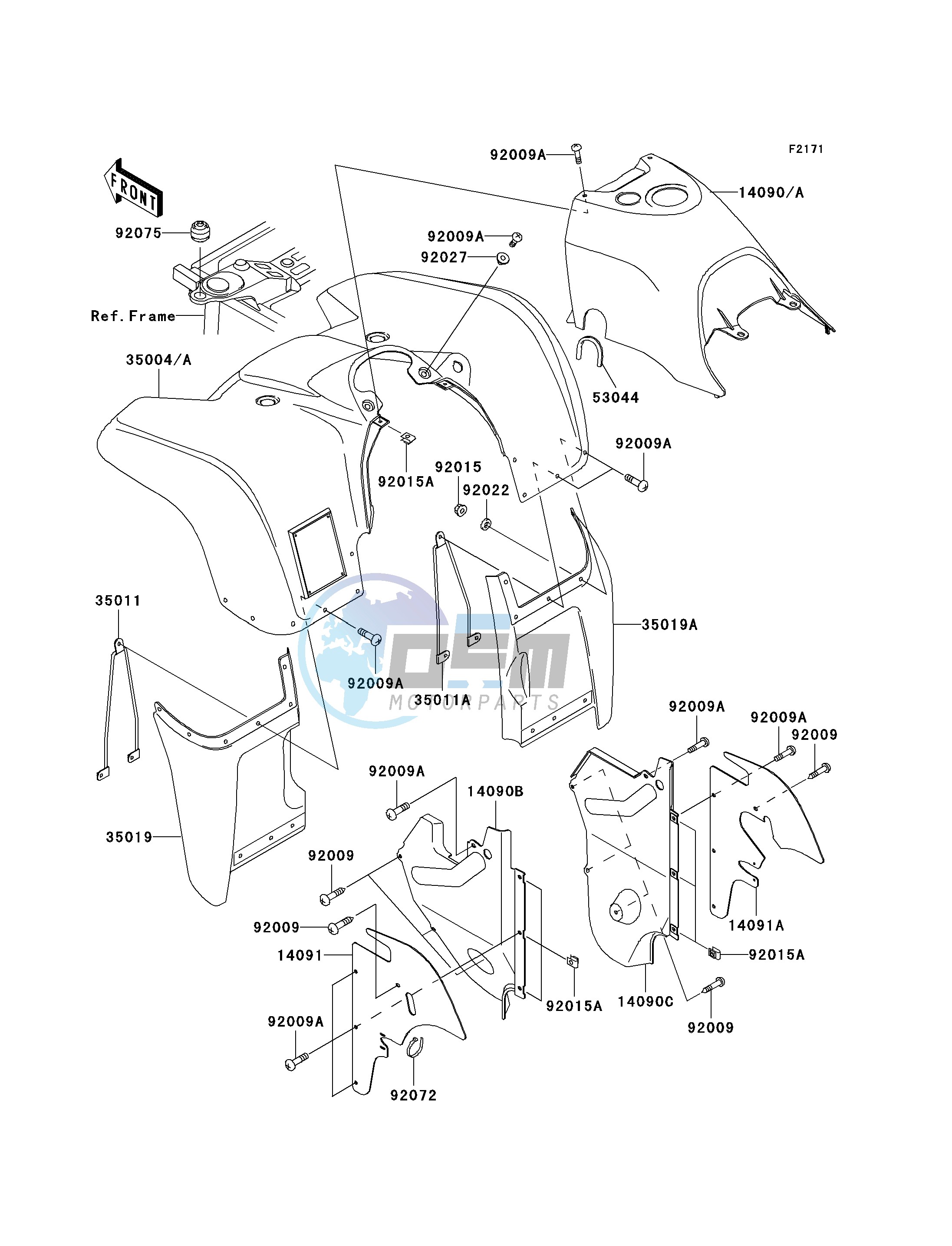 FRONT FENDER-- S- -