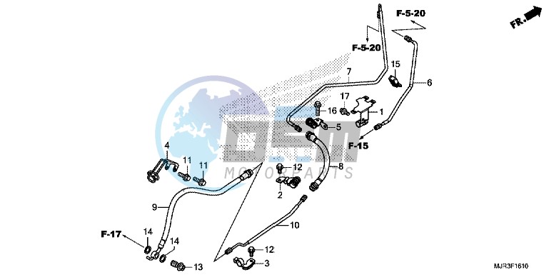 REAR BRAKE HOSE