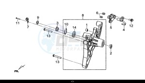 GTS 300I ABS (LN30W9-EU) (L7-M0) drawing RR. FORK ASSY / GTS 300I ABS (LN30W9-EU) (L7-M0)