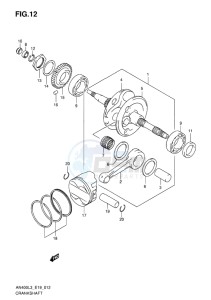 AN400 ABS BURGMAN EU-UK drawing CRANKSHAFT