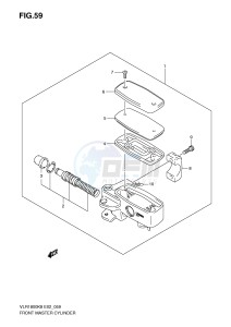 VLR1800 (E2) drawing FRONT MASTER CYLINDER