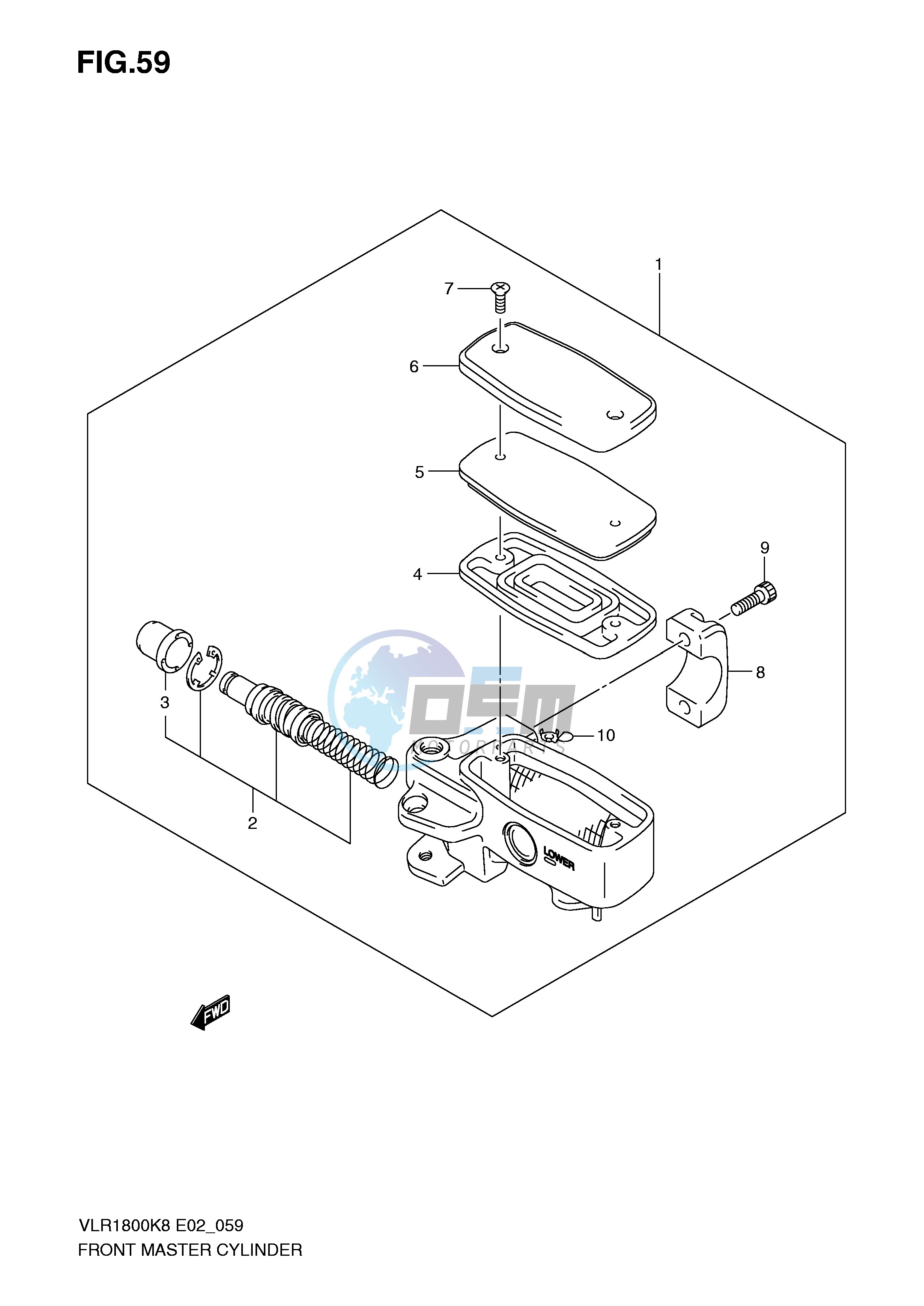 FRONT MASTER CYLINDER