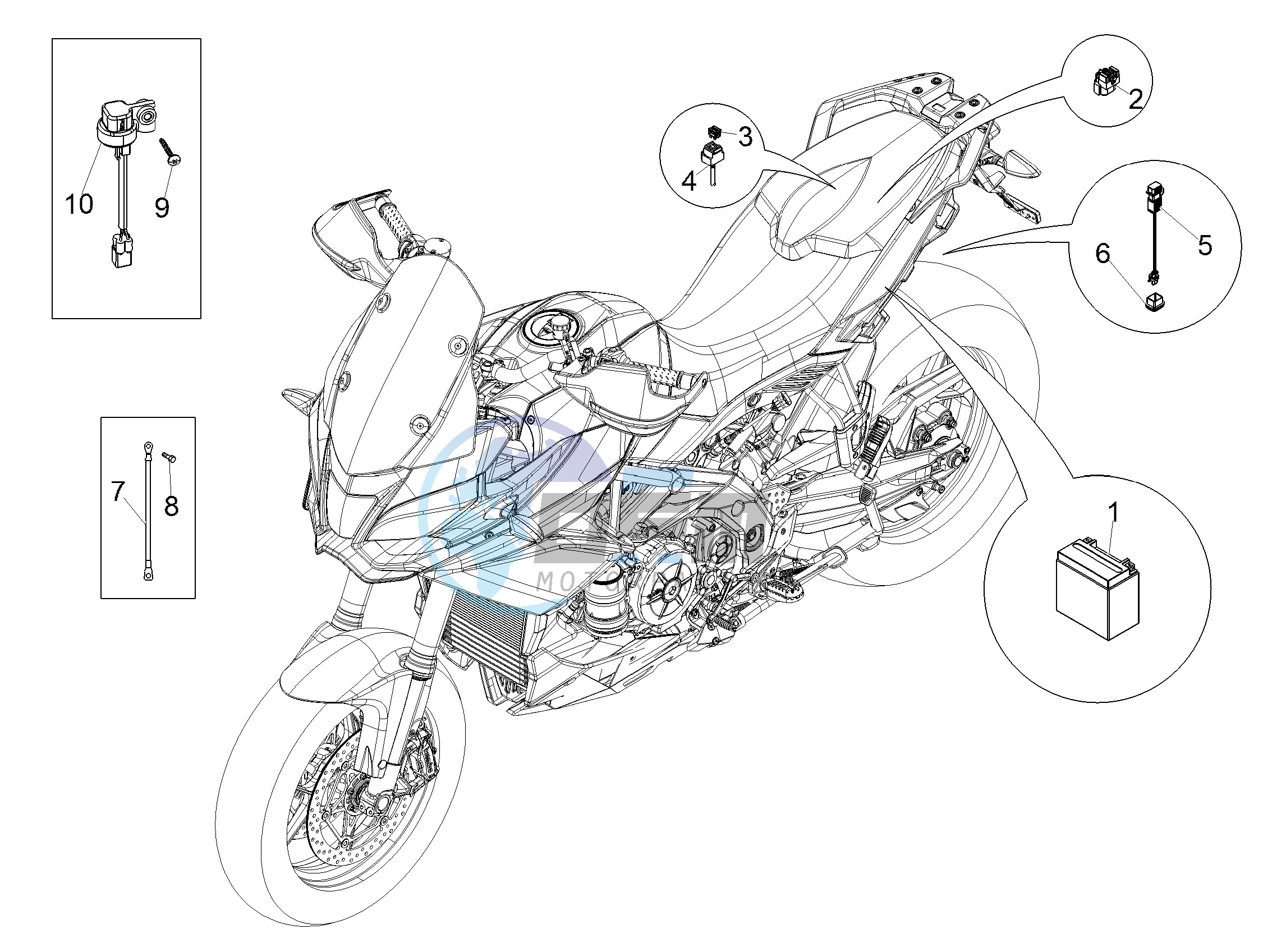 Rear electrical system