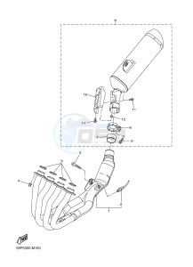 FZ8-N 800 FZ8 (NAKED) (39PT) drawing EXHAUST