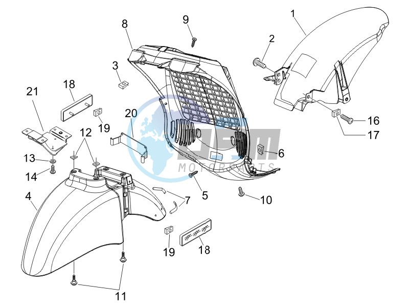 Wheel housing - Mudguard