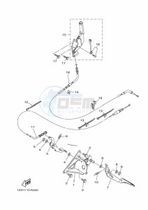 YXM700E YX70MPN (BHF8) drawing PEDAL WIRE