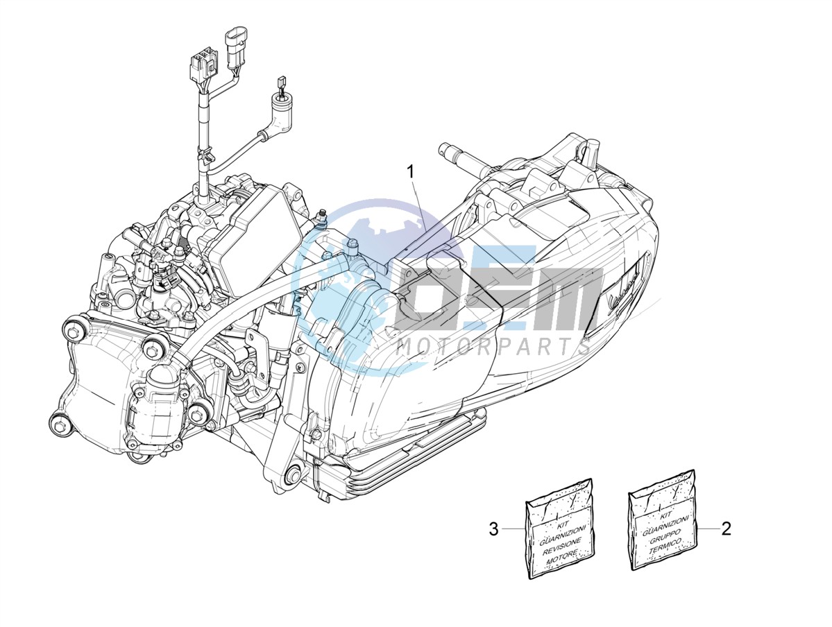 Engine, assembly