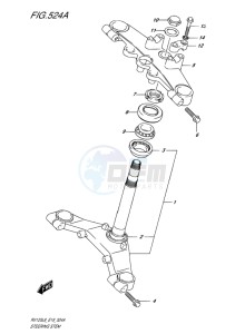 RV125 VAN VAN EU drawing STEERING STEM