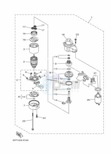 F100FETX drawing STARTER-MOTOR