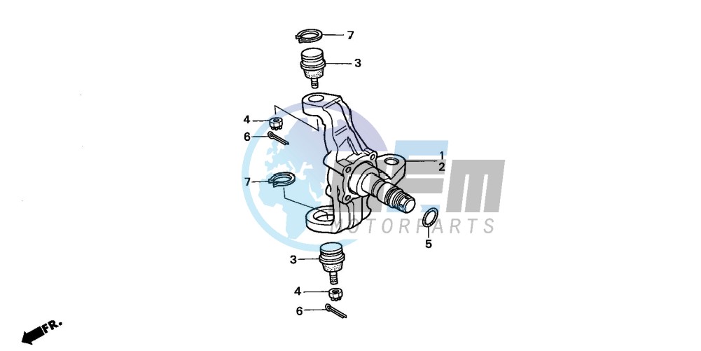 KNUCKLE (TRX300)('93-'95)