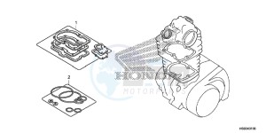 TRX250TEH Europe Direct - (ED) drawing GASKET KIT A