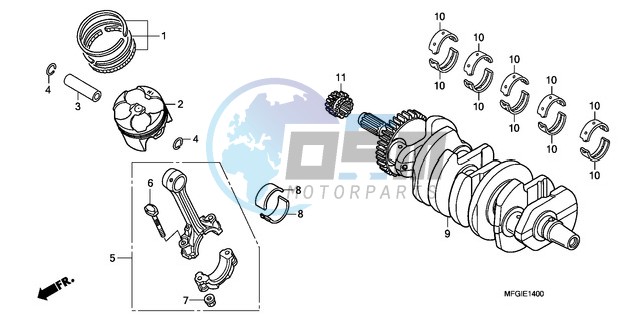 CRANKSHAFT/PISTON