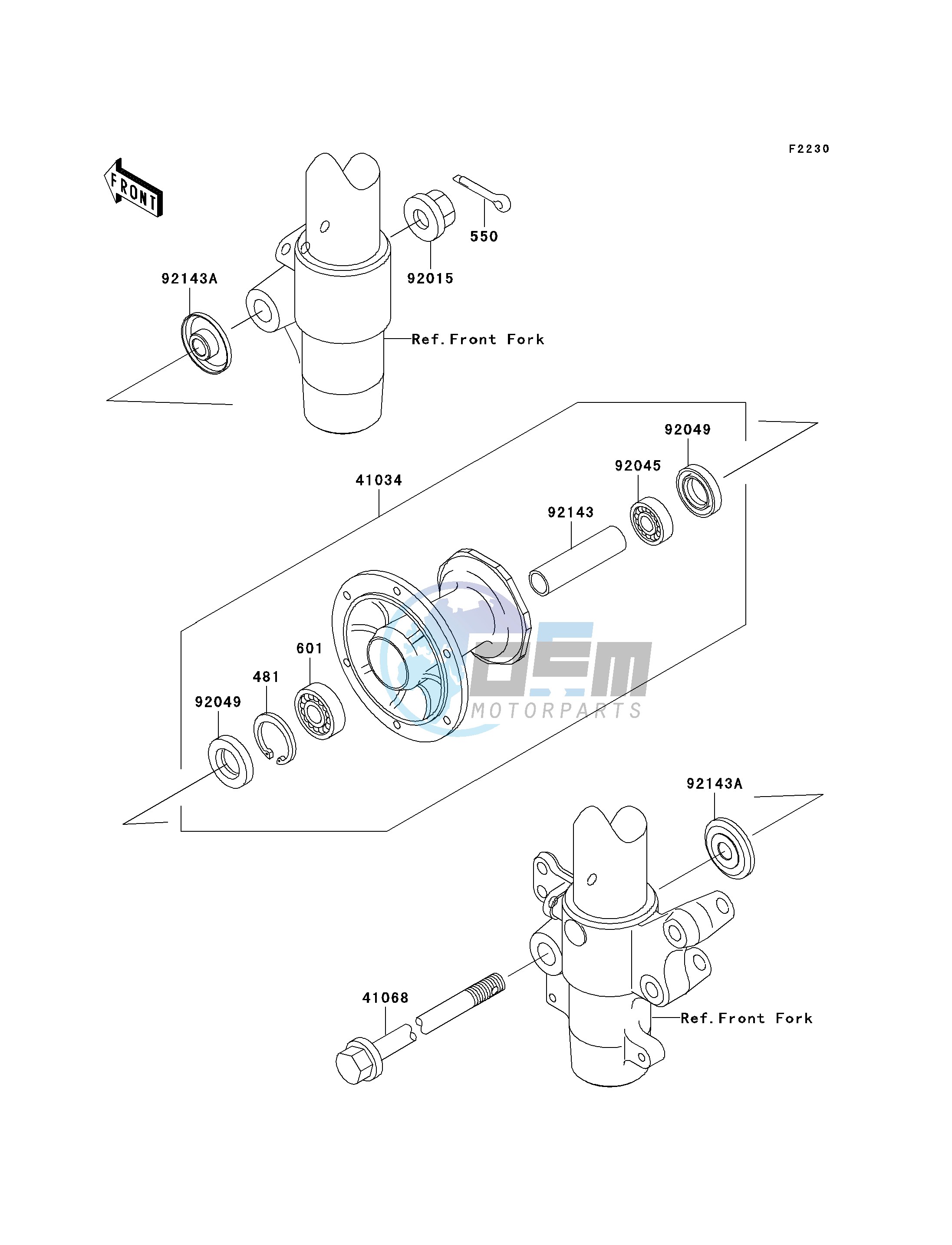 FRONT HUB