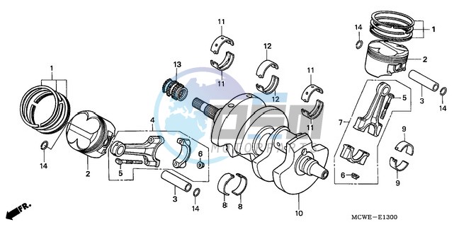 CRANKSHAFT/PISTON