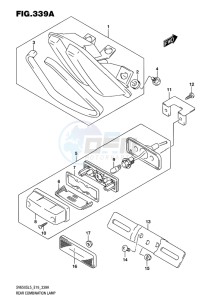 SV650S EU drawing REAR COMBINATION LAMP