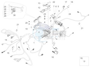 Audace 1400 Carbon 1380 (NAFTA) drawing Central electrical system