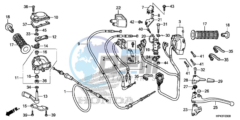 HANDLE LEVER/SWITCH/CABLE