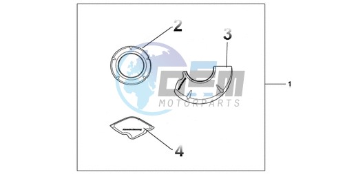 CARBON CRANKCASE COVER SET