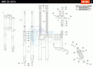 MRT-50-BLACK drawing FRONT FORK