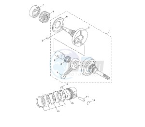 XF GIGGLE 50 drawing CRANKSHAFT AND PISTON