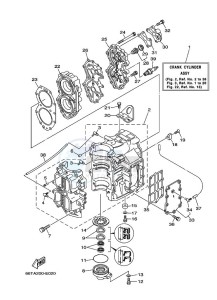 E40XMHL drawing CYLINDER--CRANKCASE