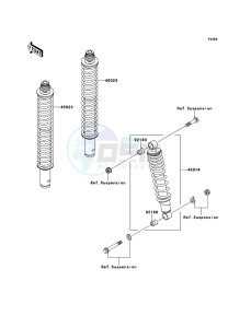 KVF360 4x4 KVF360ADF EU GB drawing Shock Absorber(s)
