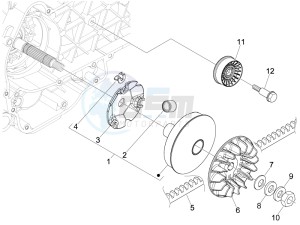 Carnaby 250 4t ie e3 drawing Driving pulley