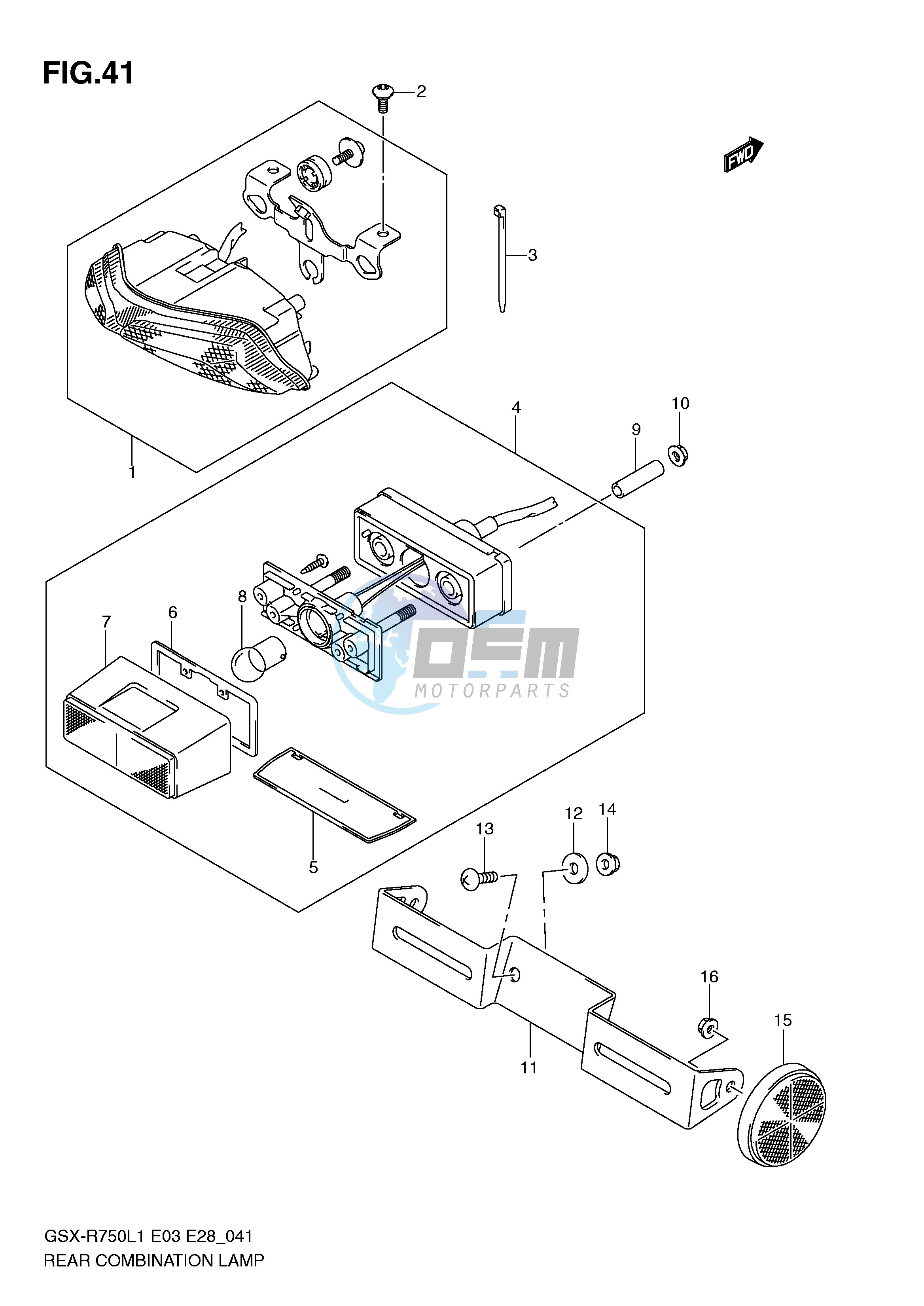 REAR COMBINATION LAMP