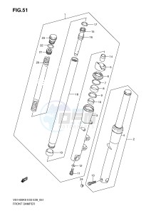 VS1400 (E3-E28) INTRUDER drawing FRONT DAMPER