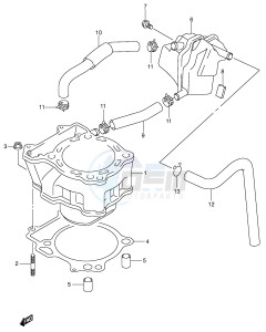 DR-Z400 (E1) drawing CYLINDER