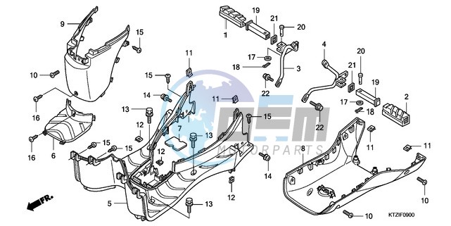 FLOOR STEP/PILLION STEP