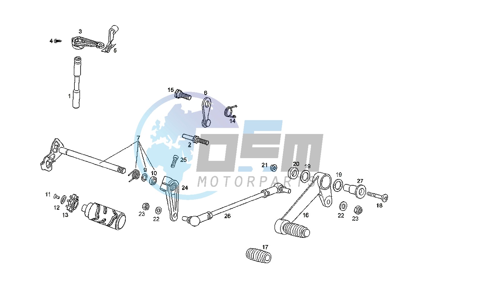 GEAR CHANGE MECHANISM