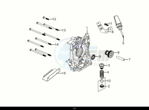 SYMPHONY ST 50 (XL05W1-EU) (E5) (M1) drawing R. CRANK CASE COVER