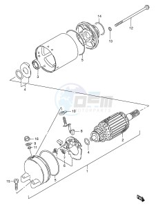 GS500 (E2) drawing STARTING MOTOR