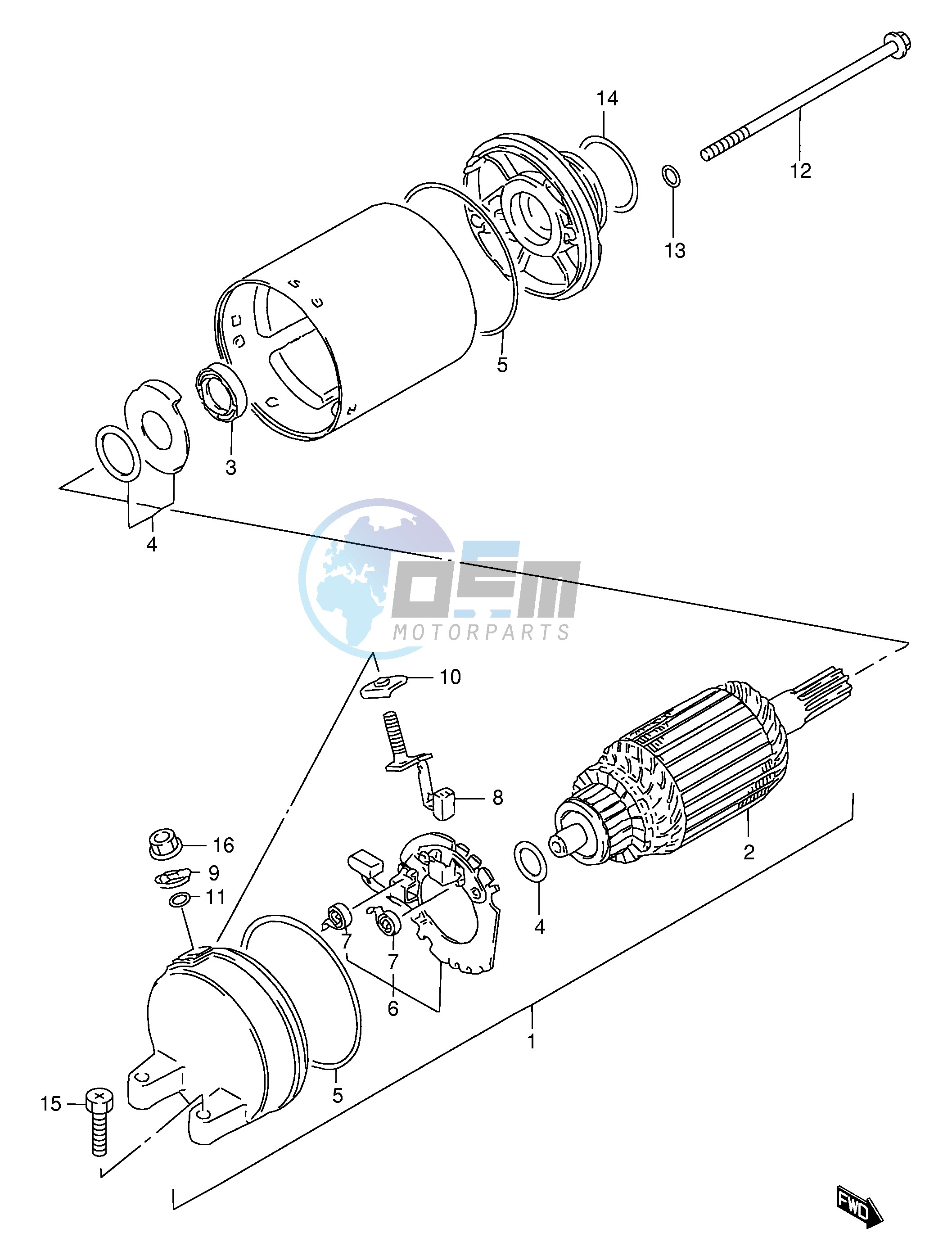 STARTING MOTOR