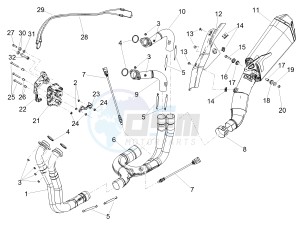 TUONO 1100 V4 FACTORY E4 SUPERPOLE ABS (NAFTA) drawing Exhaust pipe I