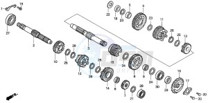 CLR125 CITY FLY drawing TRANSMISSION