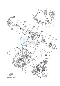 YFM450FWBD YFM45KPAJ KODIAK 450 EPS (BB57) drawing CRANKCASE